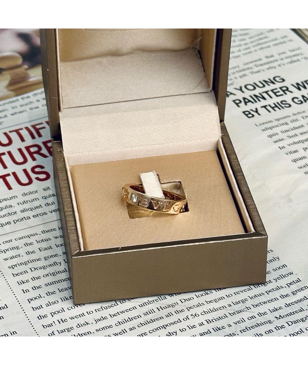 BVLGARI Розовое кольцо из розового золота, фото 4
