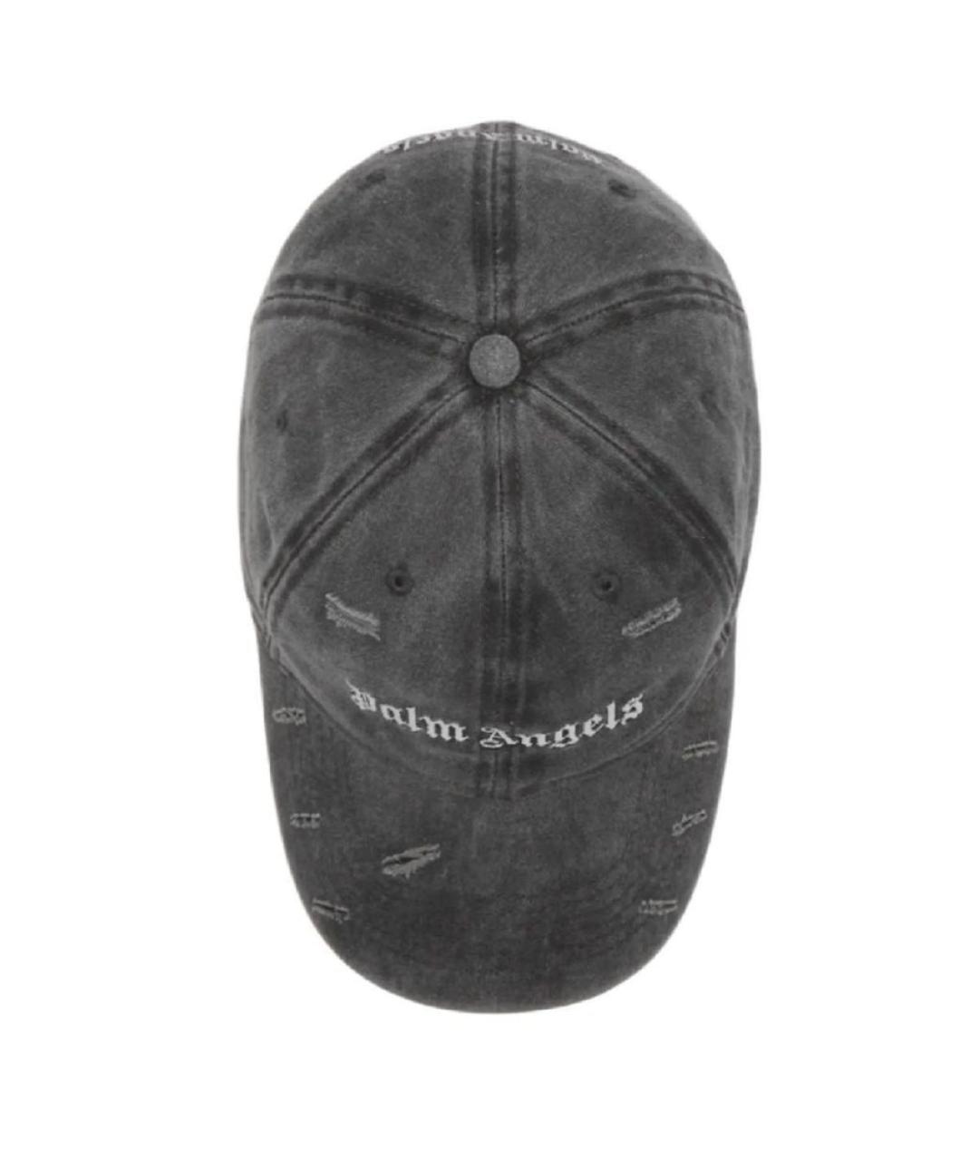 PALM ANGELS Серая хлопковая кепка/бейсболка, фото 4