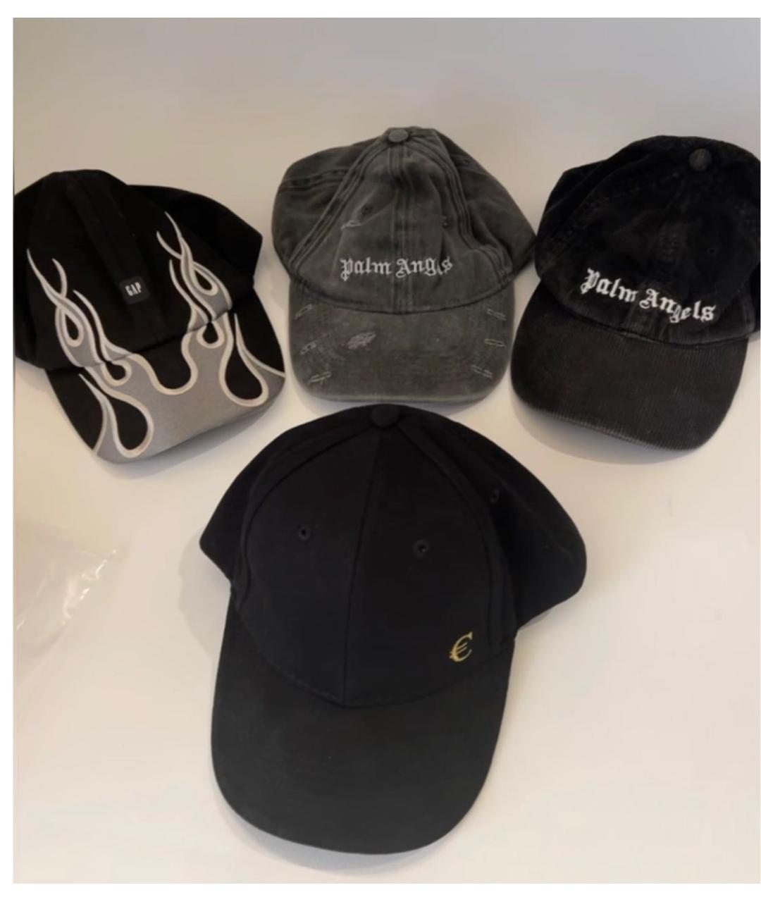 PALM ANGELS Серая хлопковая кепка/бейсболка, фото 7