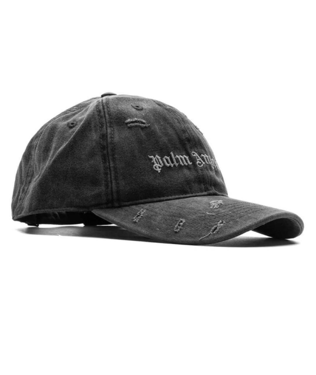 PALM ANGELS Серая хлопковая кепка/бейсболка, фото 9