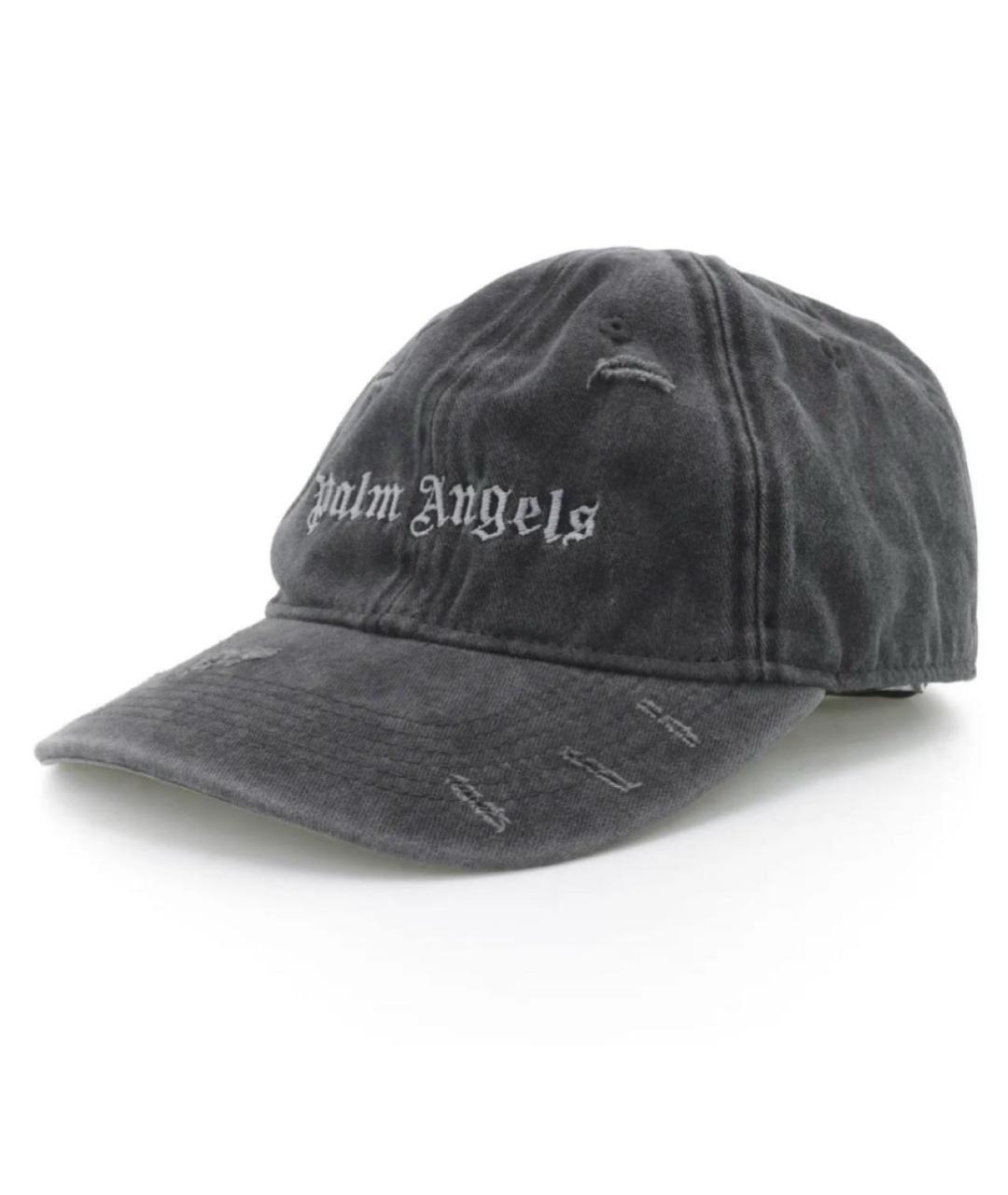 PALM ANGELS Серая хлопковая кепка/бейсболка, фото 6