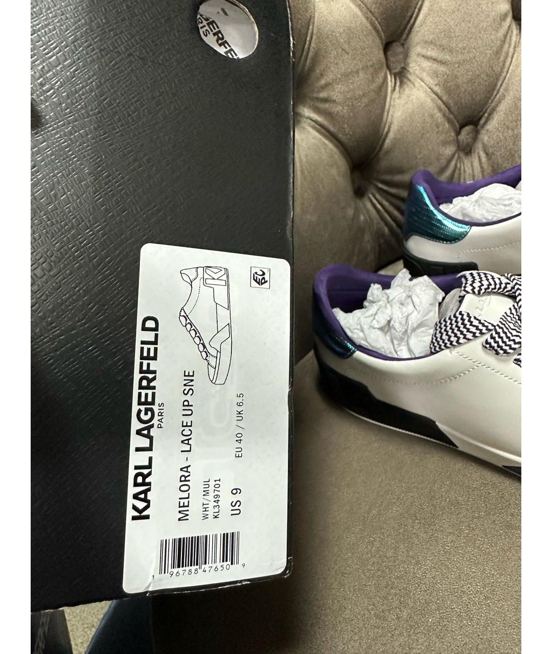 KARL LAGERFELD Мульти кроссовки, фото 5