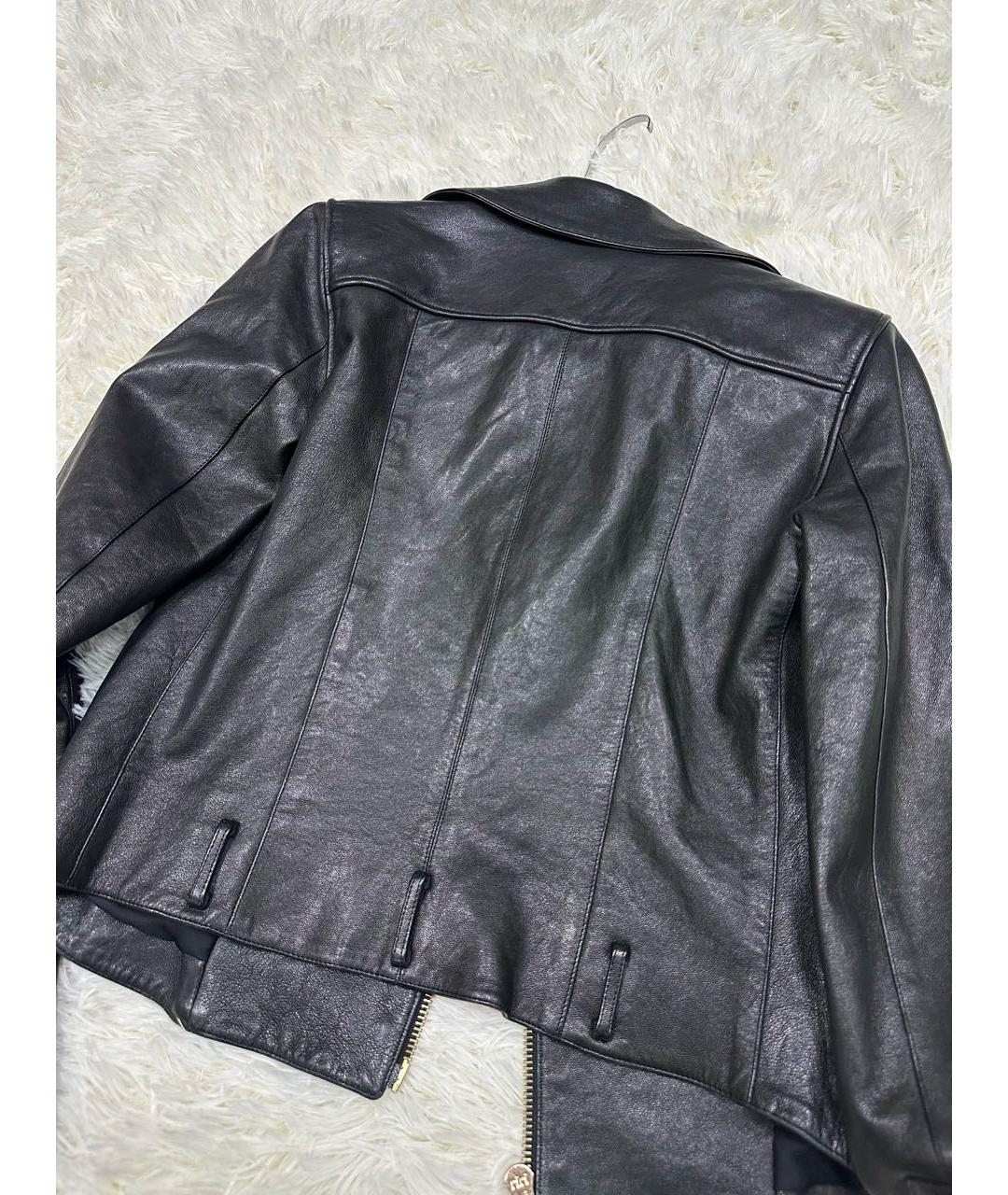 EMILIO PUCCI Черная кожаная куртка, фото 6