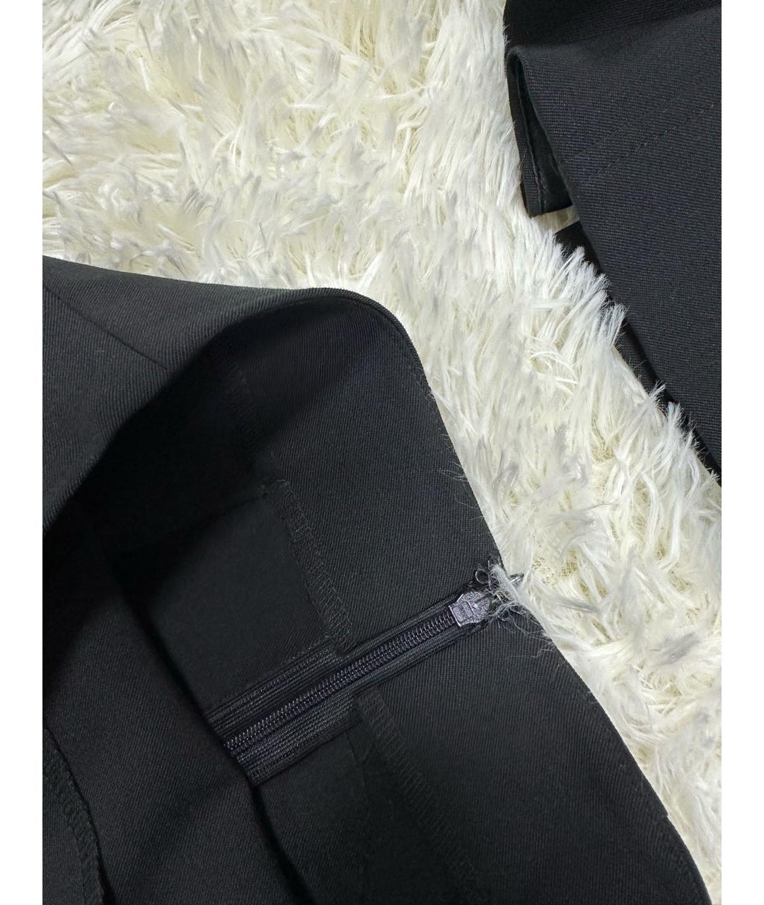 ELISABETTA FRANCHI Черный полиэстеровый костюм с юбками, фото 4