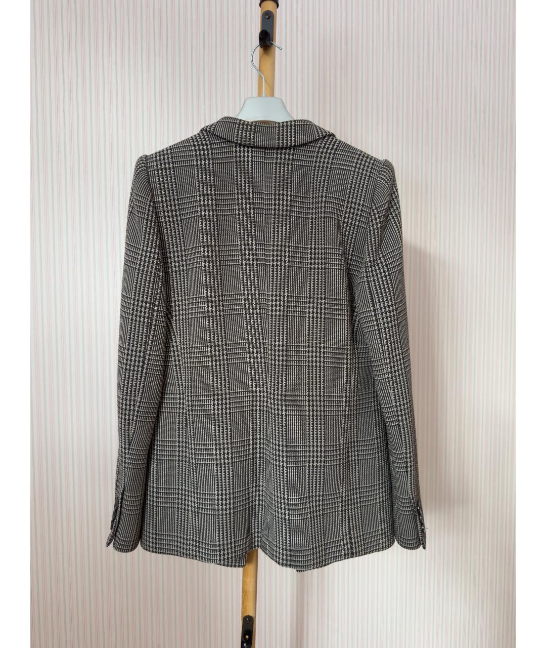 ARMANI COLLEZIONI Черный шерстяной жакет/пиджак, фото 2