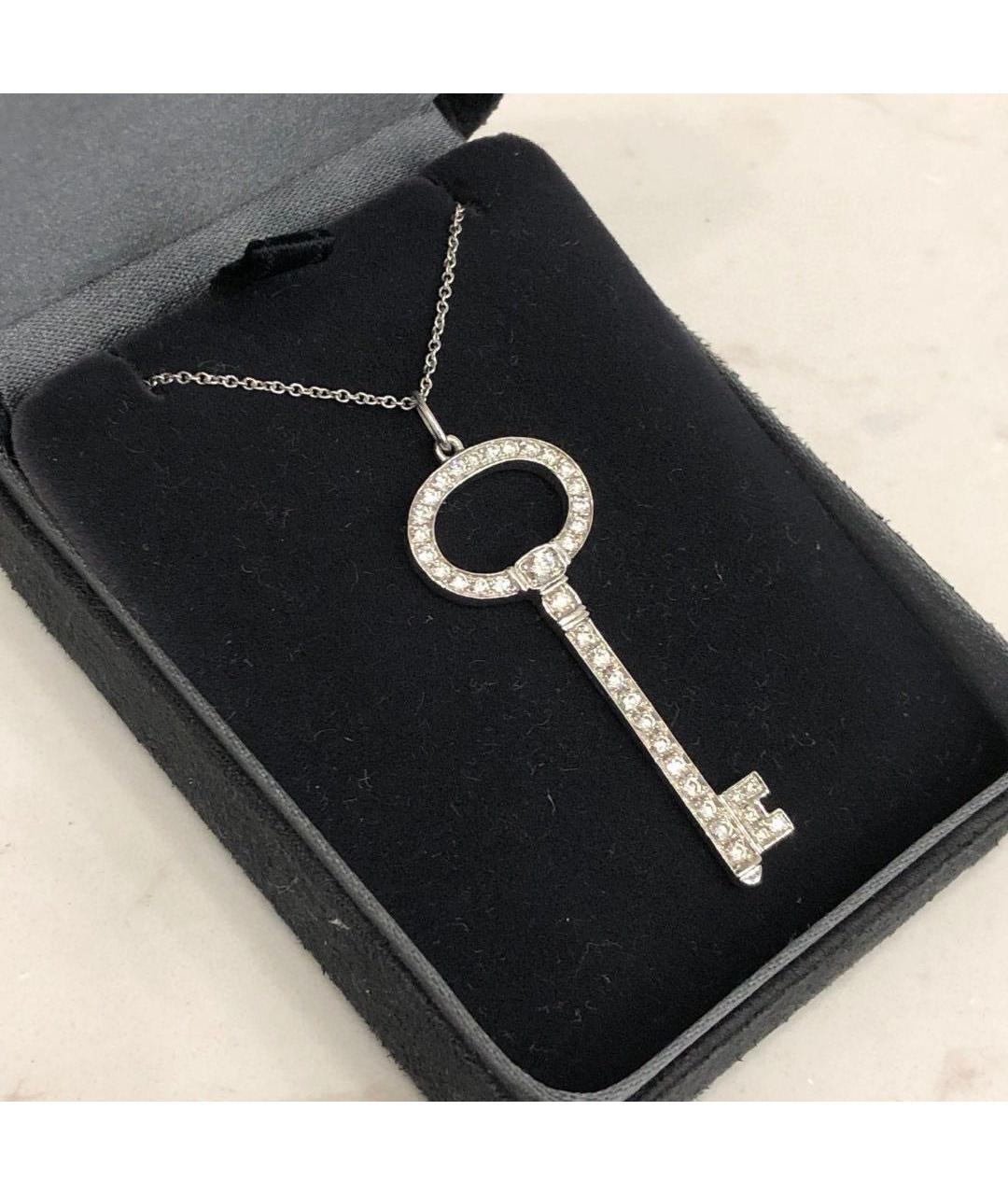 TIFFANY&CO Белое платиновое колье, фото 2