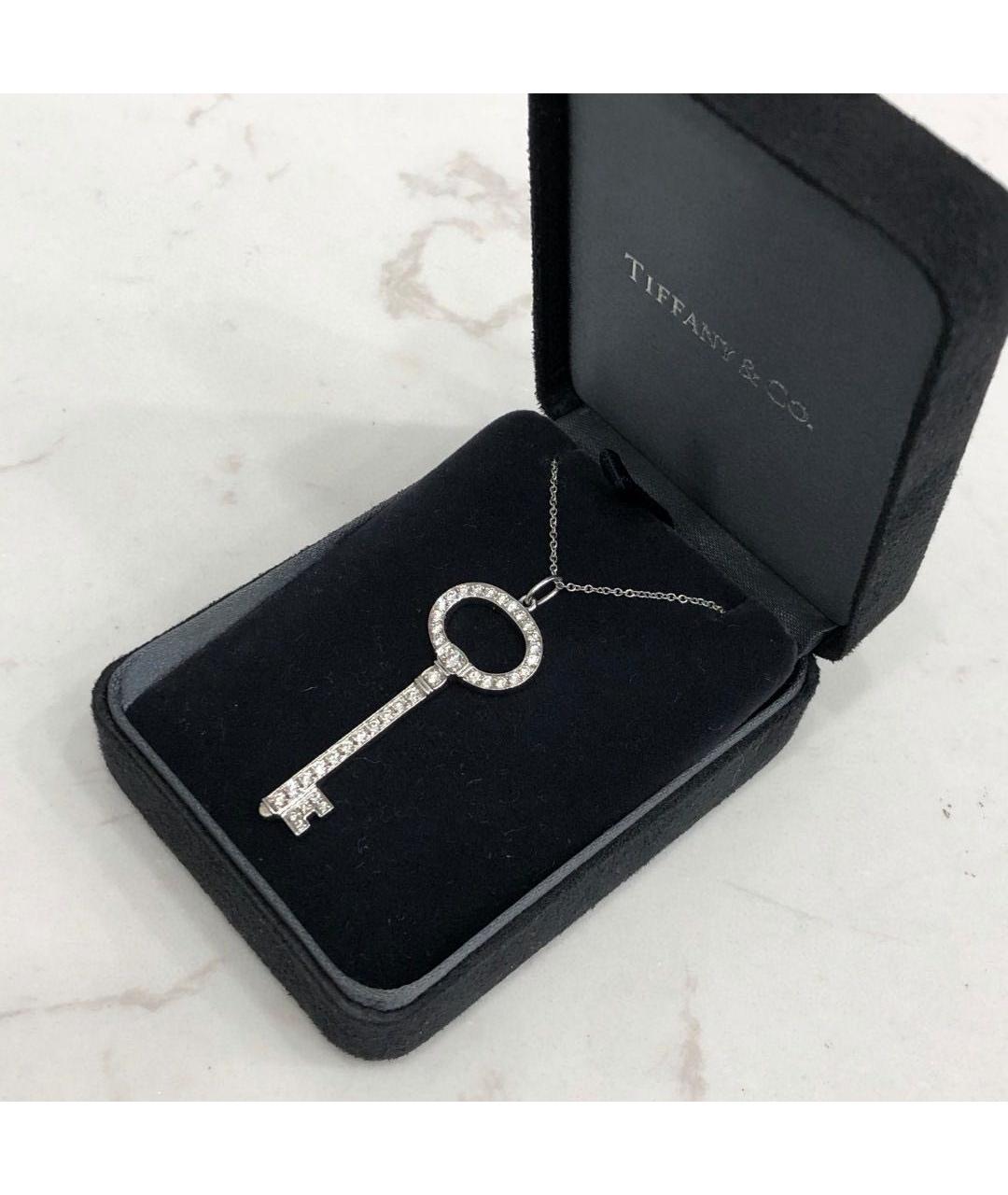 TIFFANY&CO Белое платиновое колье, фото 3