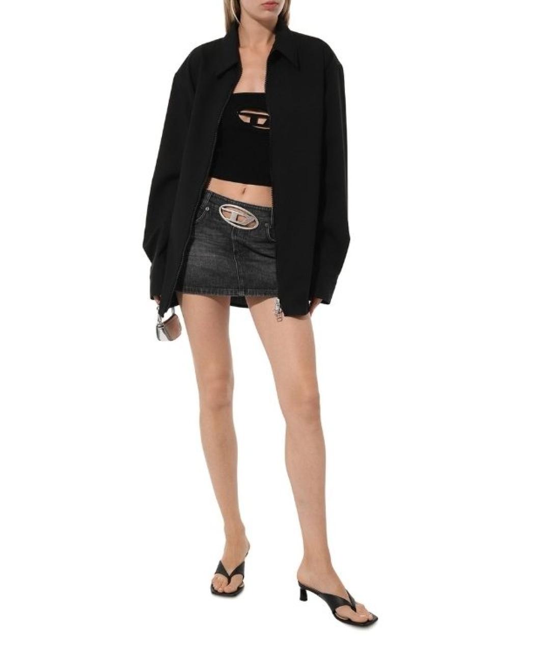 PAUL ANDREW Черные кожаные мюли, фото 4