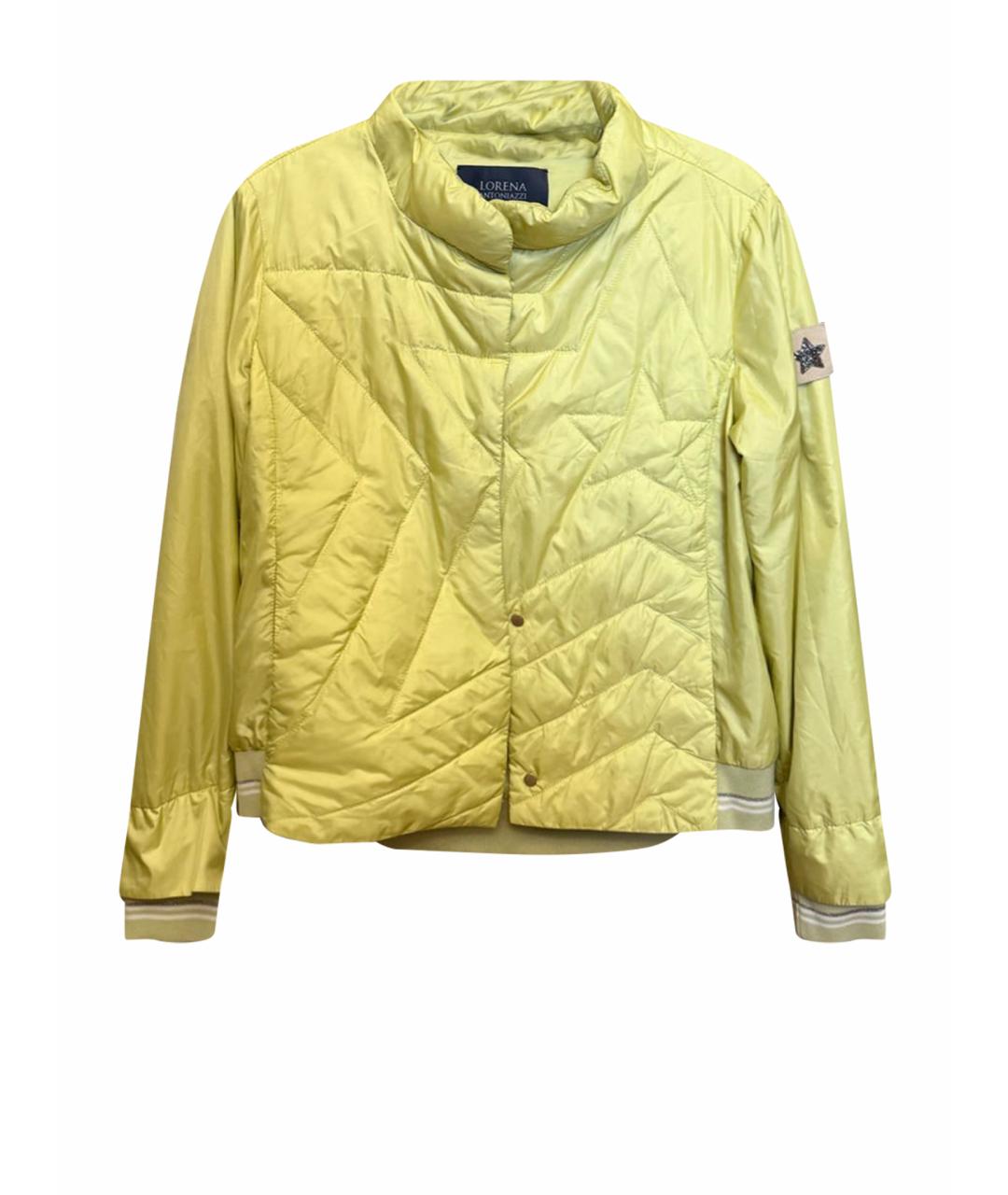 LORENA ANTONIAZZI Желтая полиэстеровая куртка, фото 1
