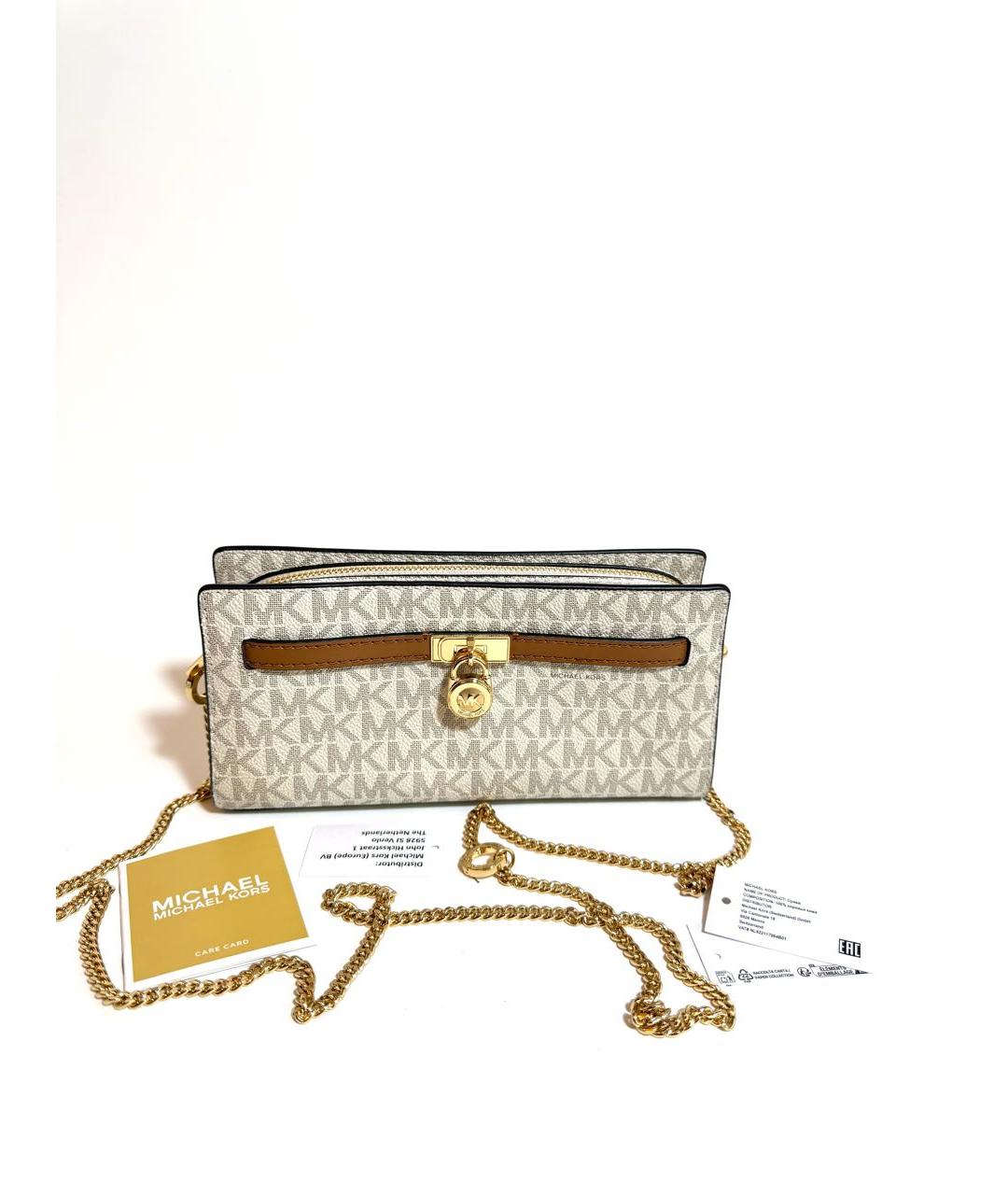 MICHAEL KORS Белая сумка через плечо, фото 6