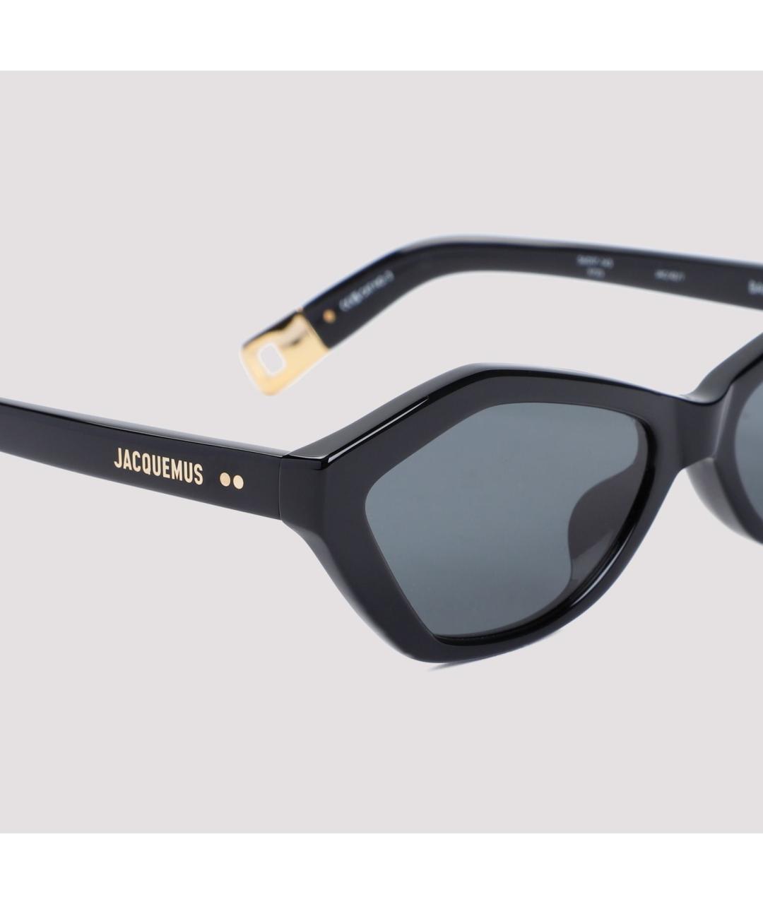 JACQUEMUS Черные солнцезащитные очки, фото 3