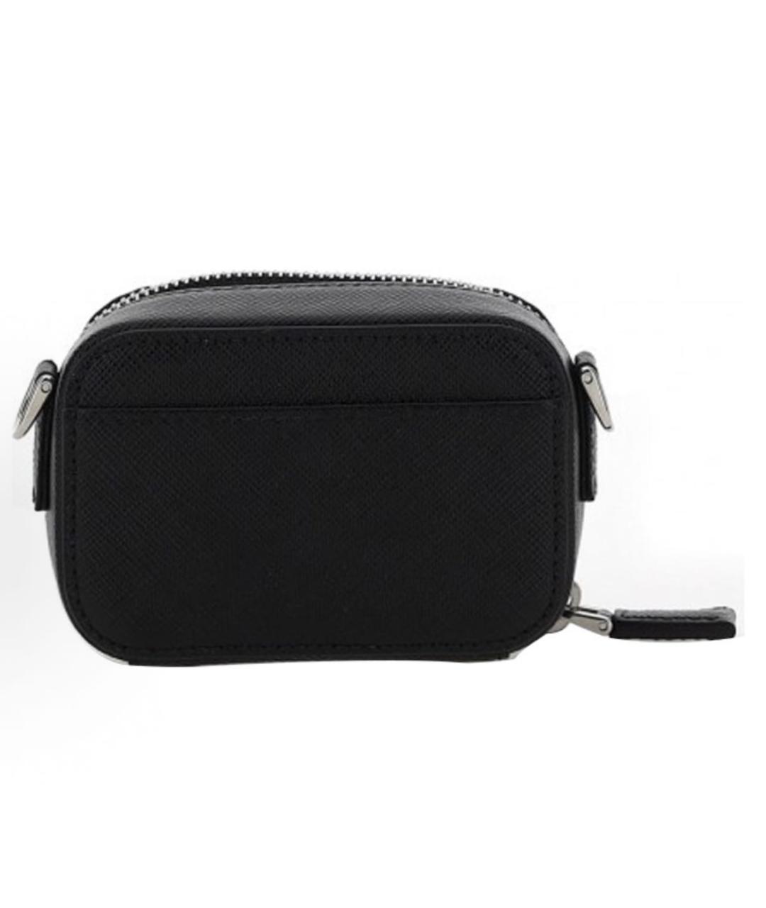 PRADA Черная кожаная сумка через плечо, фото 3