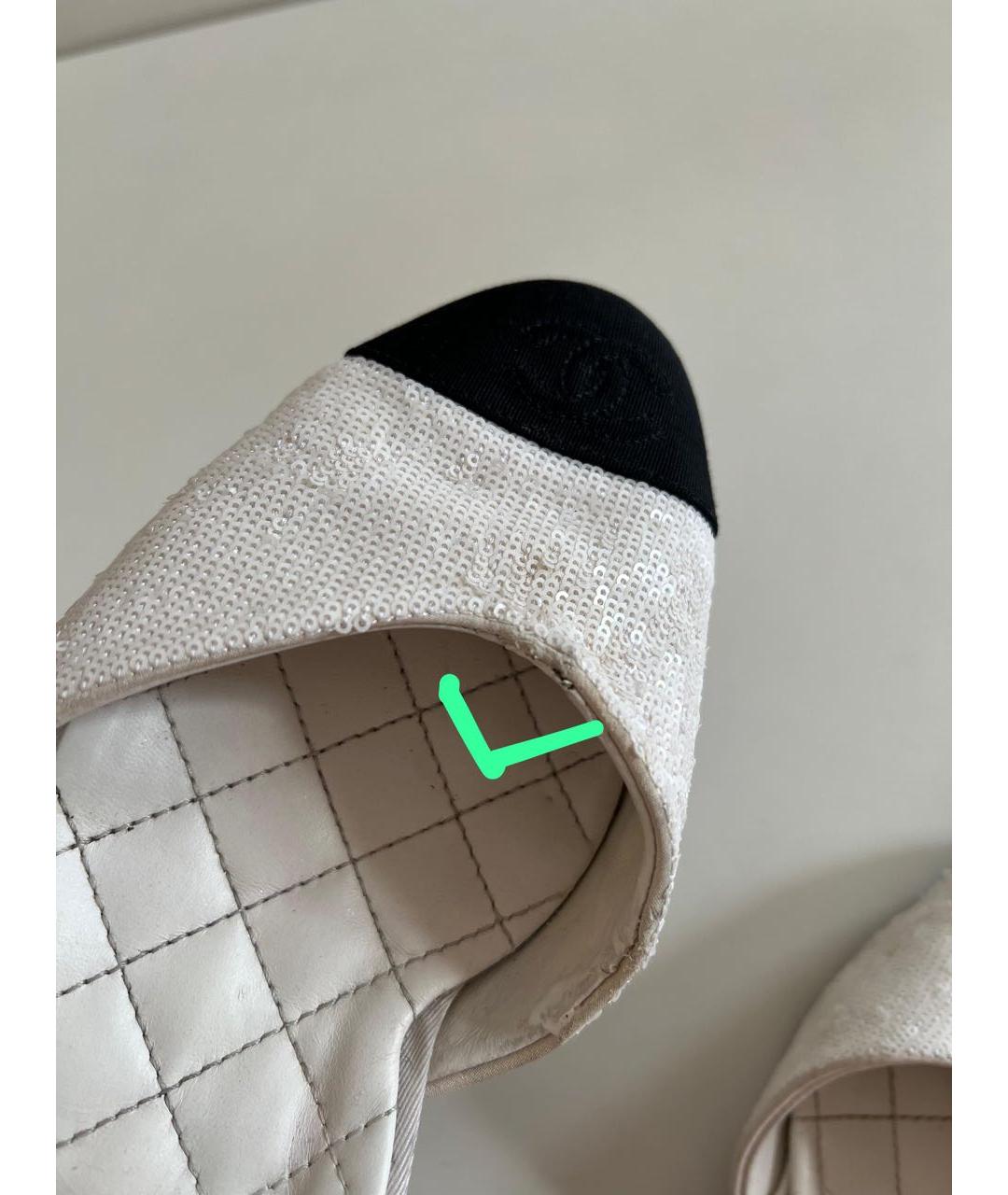 CHANEL Белые туфли, фото 5