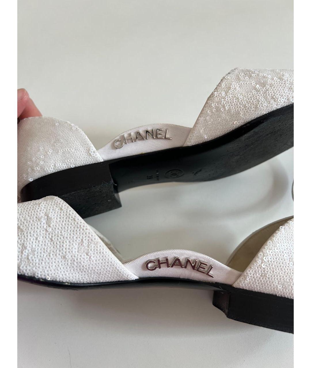 CHANEL Белые туфли, фото 6