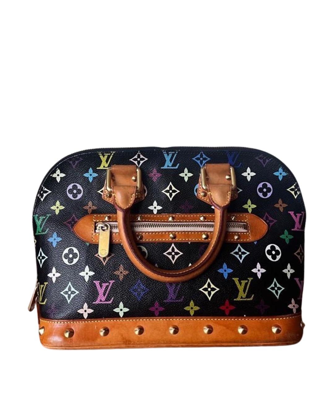 LOUIS VUITTON Черная сумка с короткими ручками, фото 1