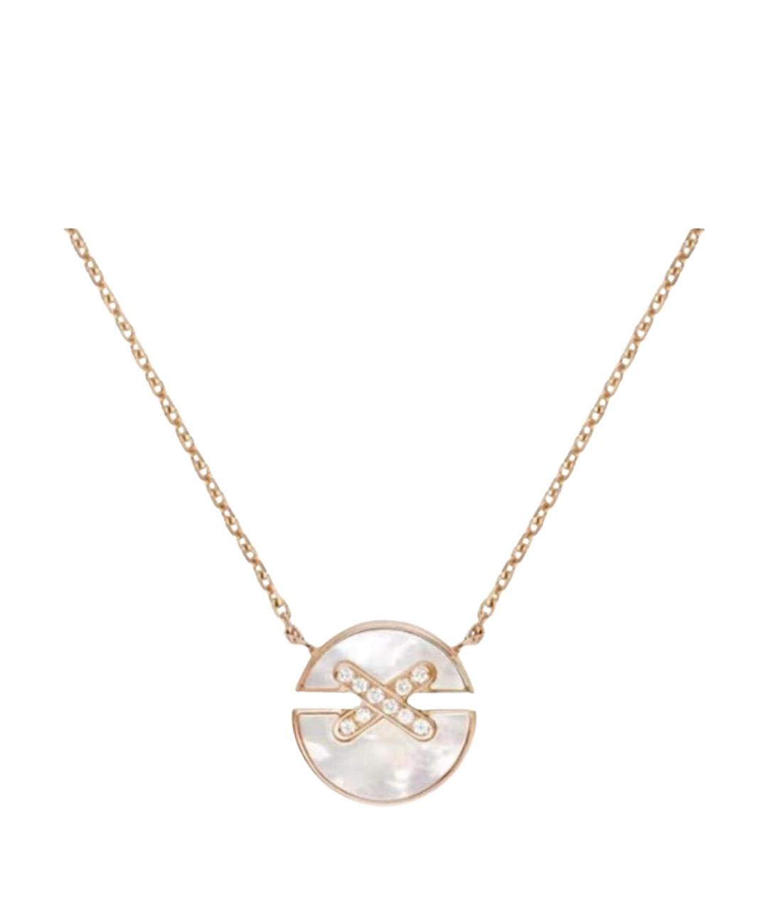 CHAUMET Белое колье из розового золота, фото 1