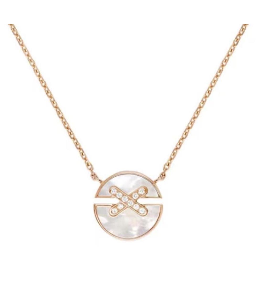 CHAUMET Белое колье из розового золота, фото 5