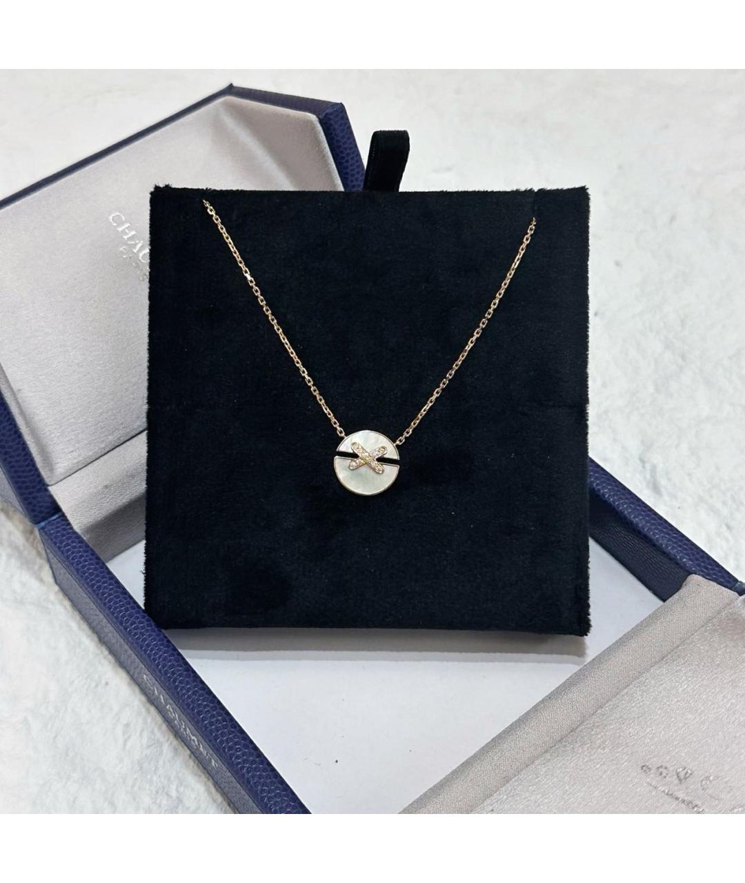 CHAUMET Белое колье из розового золота, фото 3