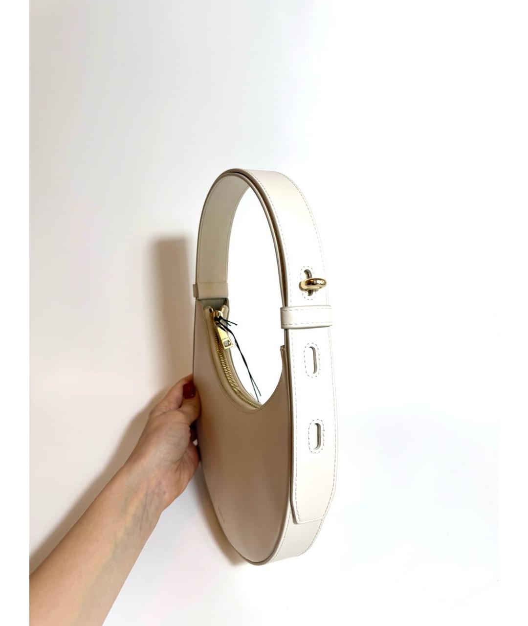 FURLA Белая кожаная сумка с короткими ручками, фото 2