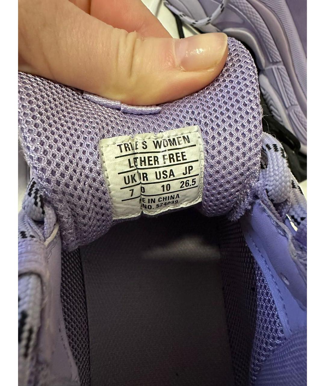 BALENCIAGA Фиолетовые текстильные кроссовки, фото 4