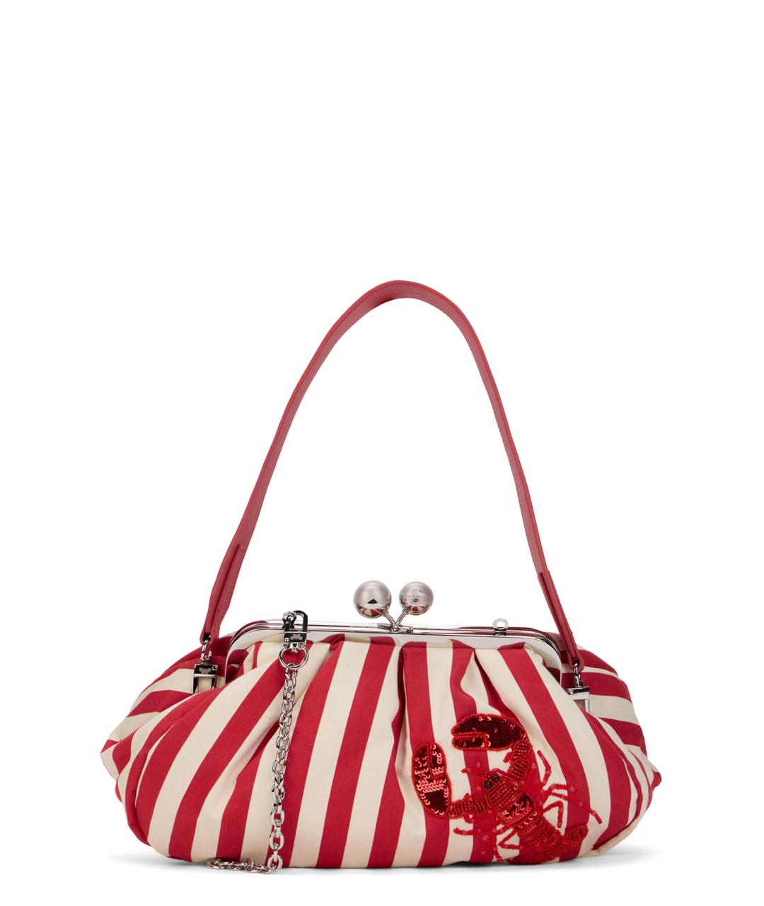 WEEKEND MAX MARA Красная хлопковая сумка через плечо, фото 1