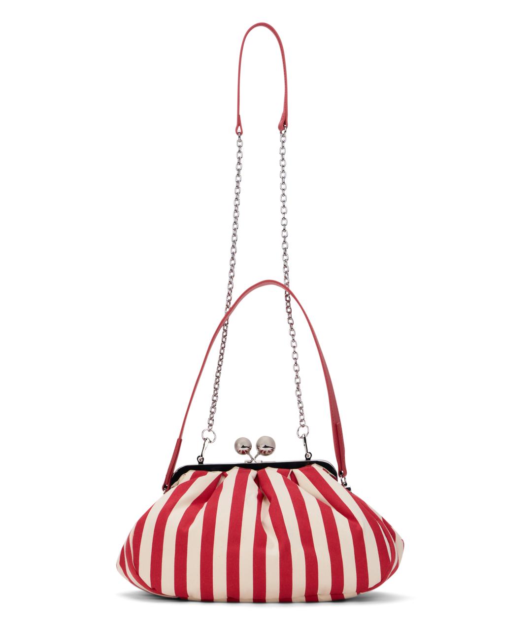 WEEKEND MAX MARA Красная хлопковая сумка через плечо, фото 4