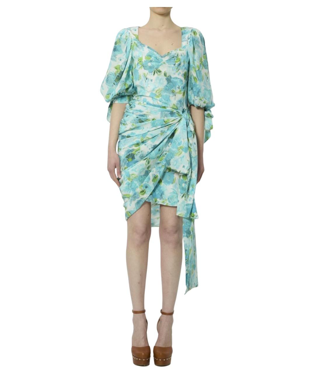 CHLOE Мульти шелковое повседневное платье, фото 1