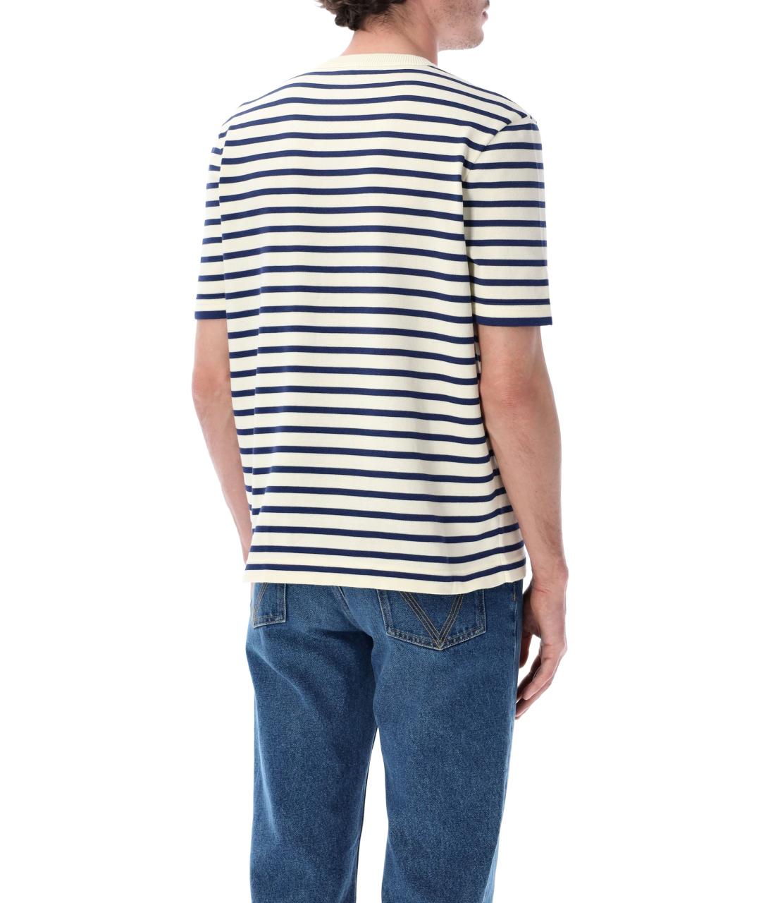 PRADA Синяя хлопковая футболка, фото 2