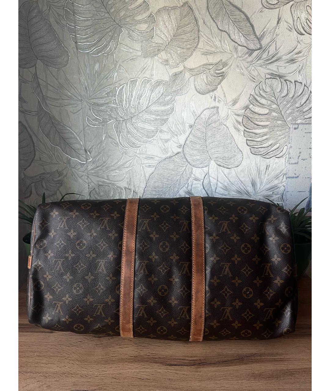 LOUIS VUITTON Коричневая дорожная/спортивная сумка, фото 4