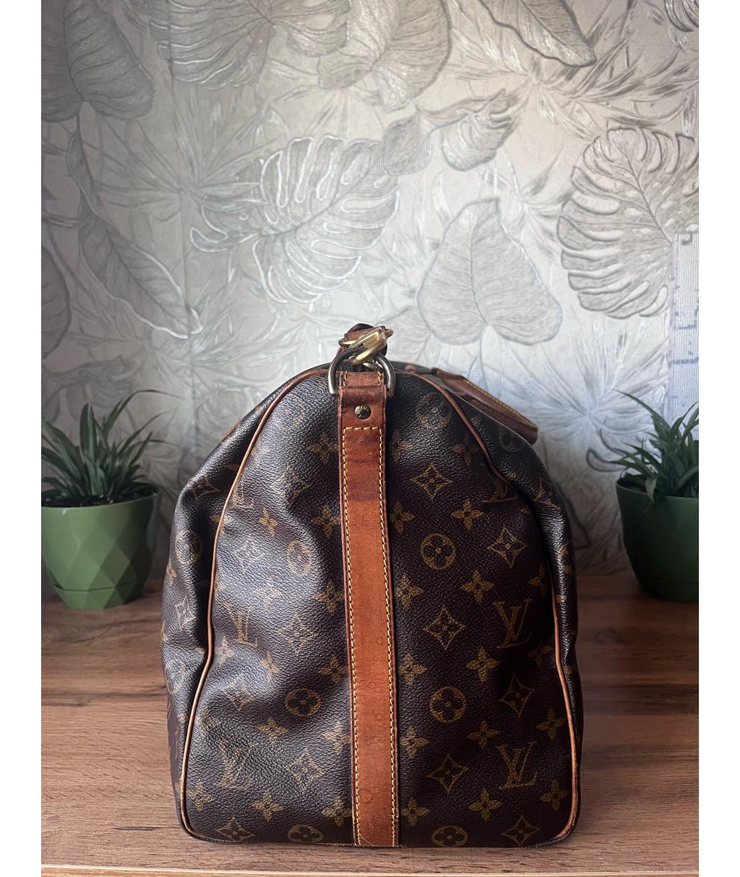 LOUIS VUITTON Коричневая дорожная/спортивная сумка, фото 3