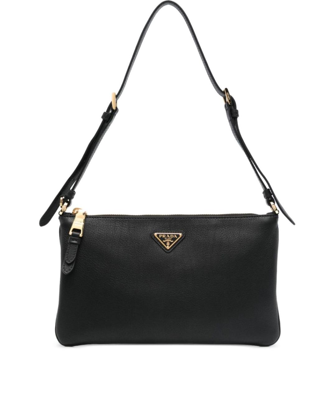 PRADA Кожаная сумка с короткими ручками, фото 1
