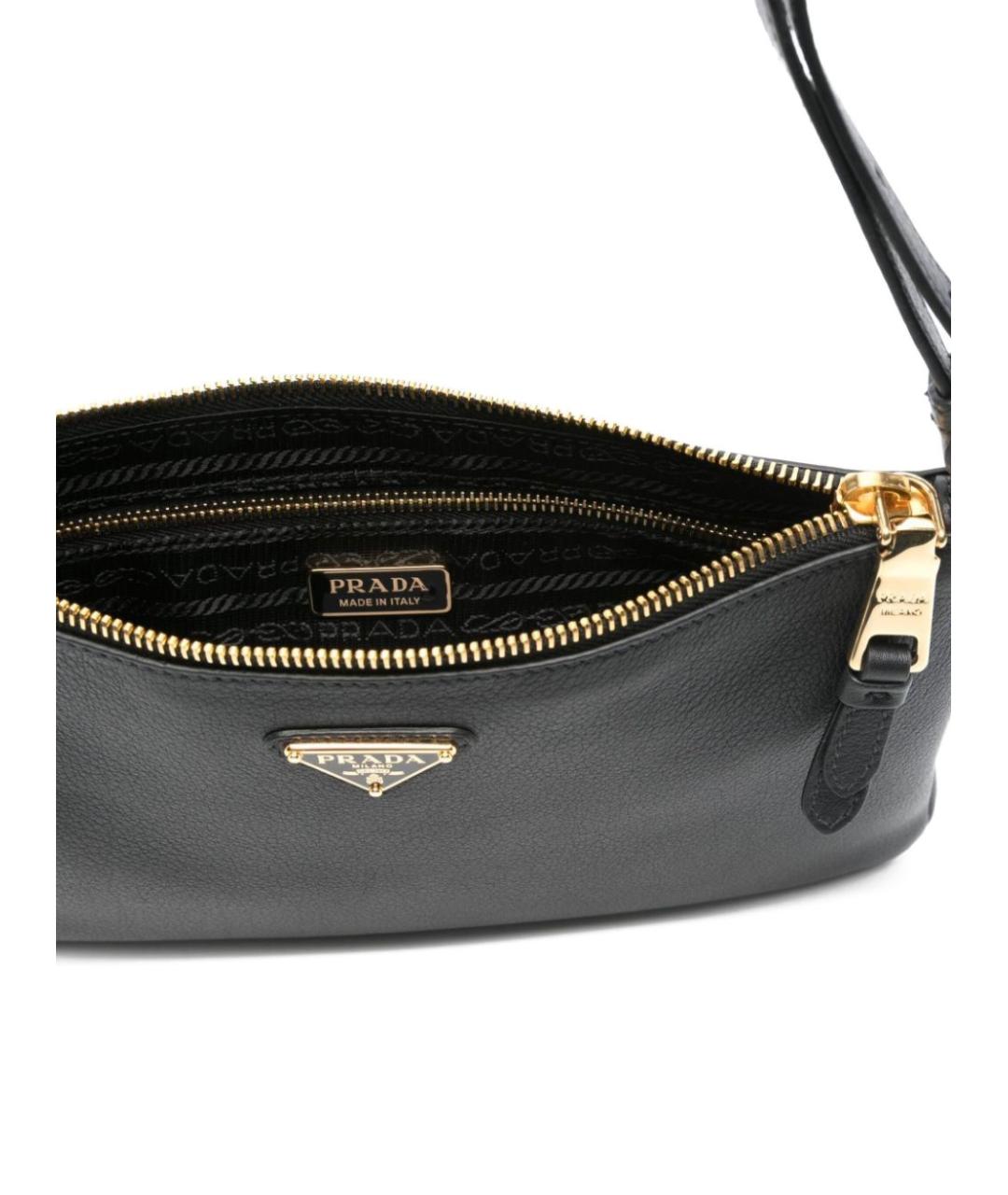 PRADA Кожаная сумка с короткими ручками, фото 5