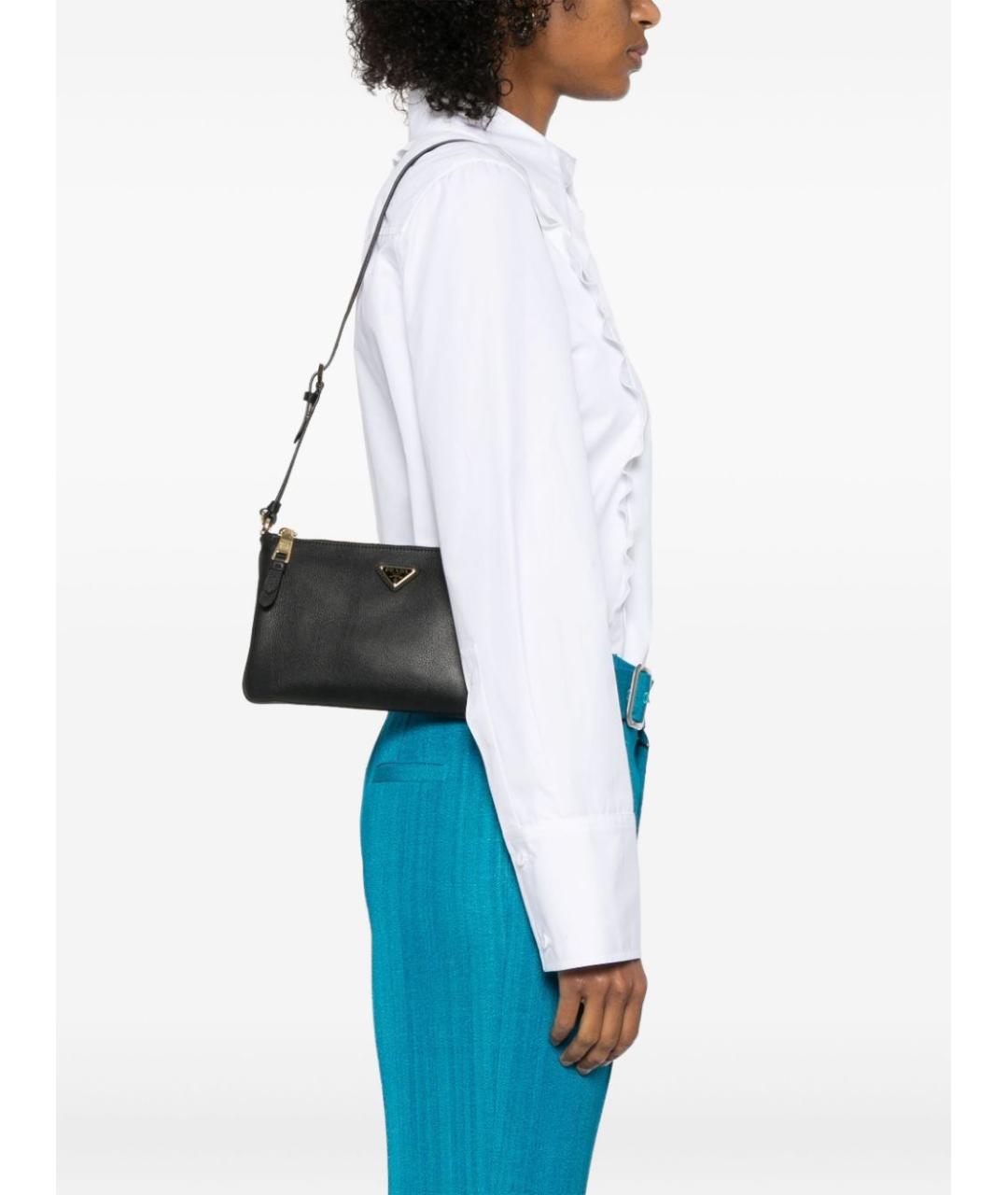 PRADA Кожаная сумка с короткими ручками, фото 2