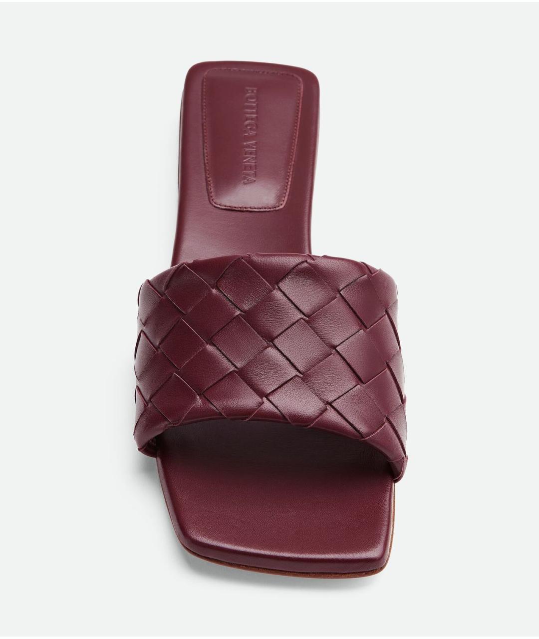 BOTTEGA VENETA Кожаные шлепанцы, фото 3