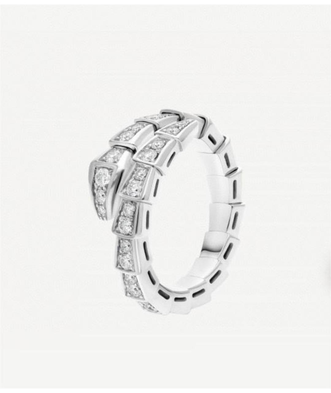 BVLGARI Серебряное кольцо из белого золота, фото 6