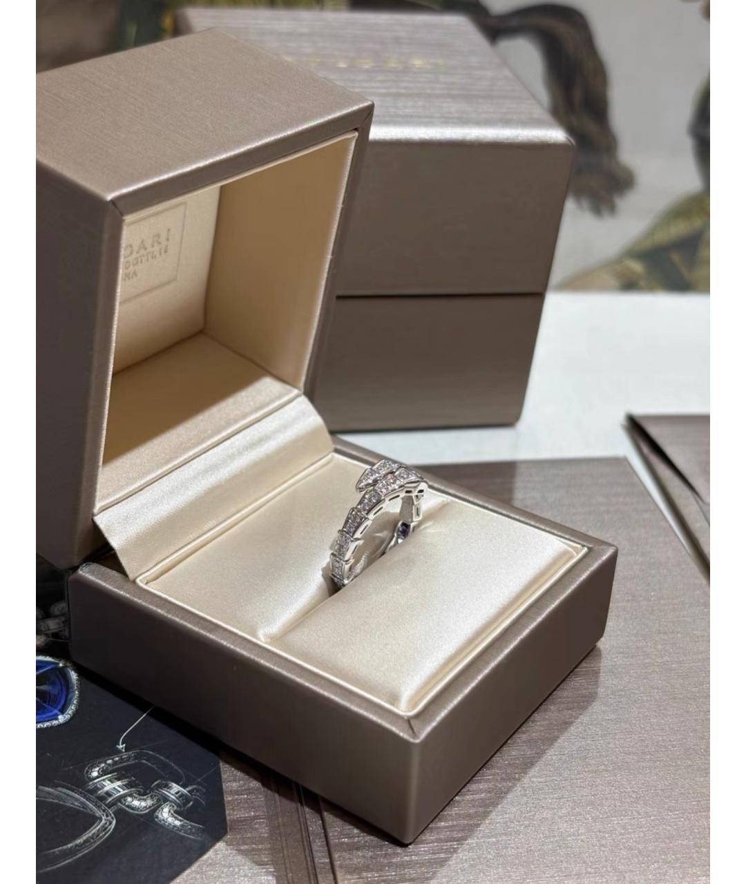 BVLGARI Серебряное кольцо из белого золота, фото 2