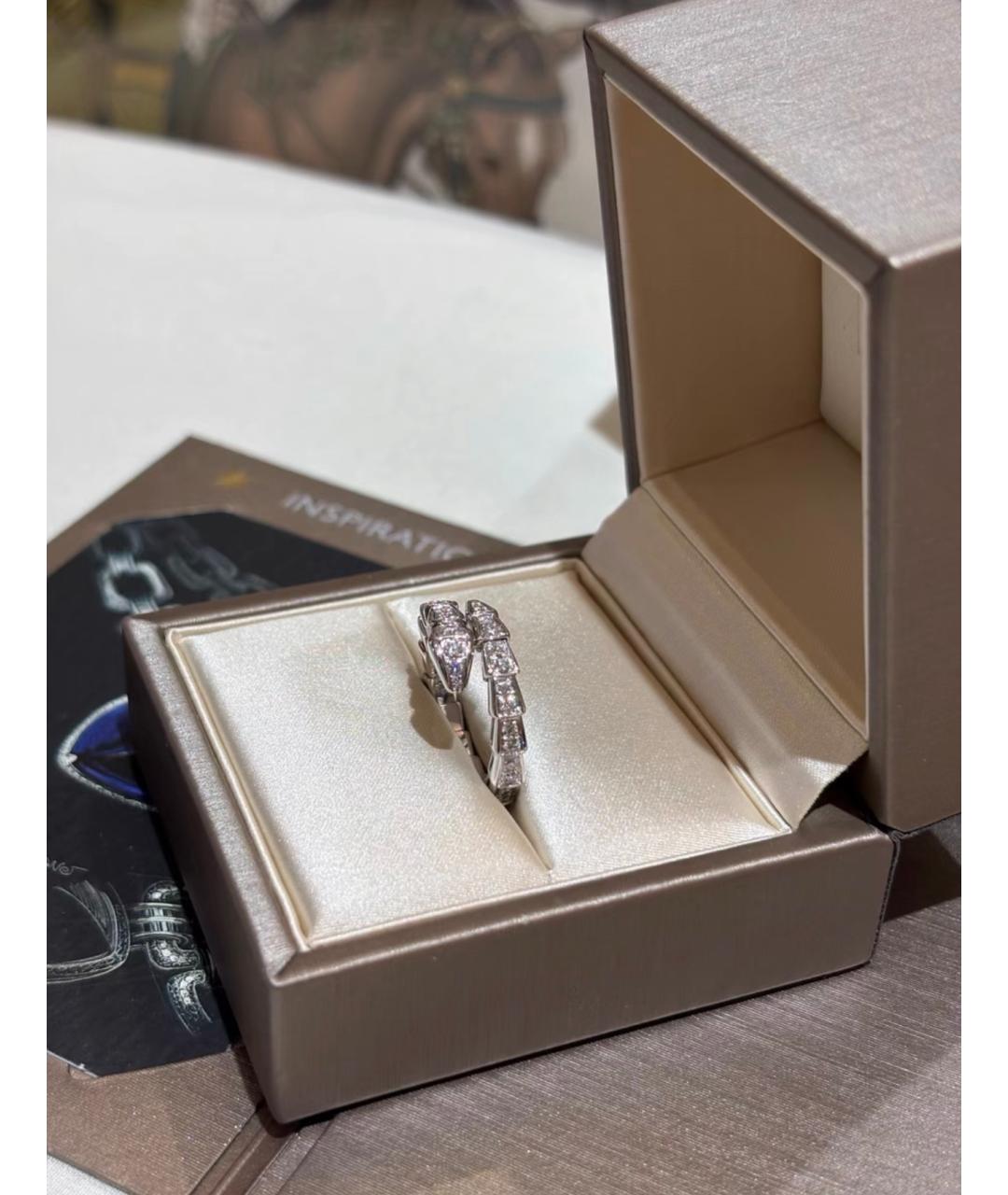 BVLGARI Серебряное кольцо из белого золота, фото 3