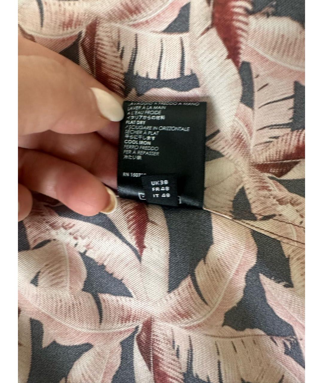 AMIRI Мульти шелковая классическая рубашка, фото 5