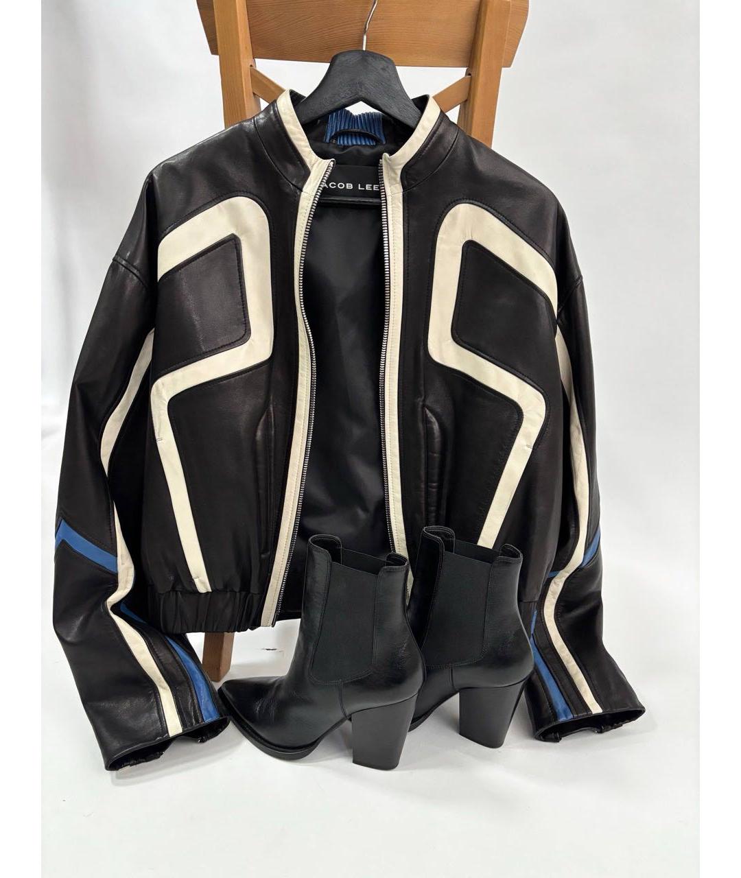 Jacob Lee Мульти кожаная куртка, фото 3