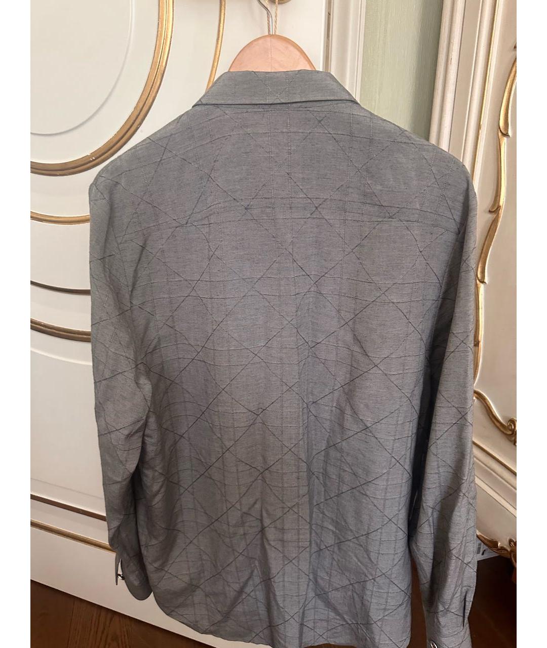 CHRISTIAN DIOR Серая классическая рубашка, фото 2