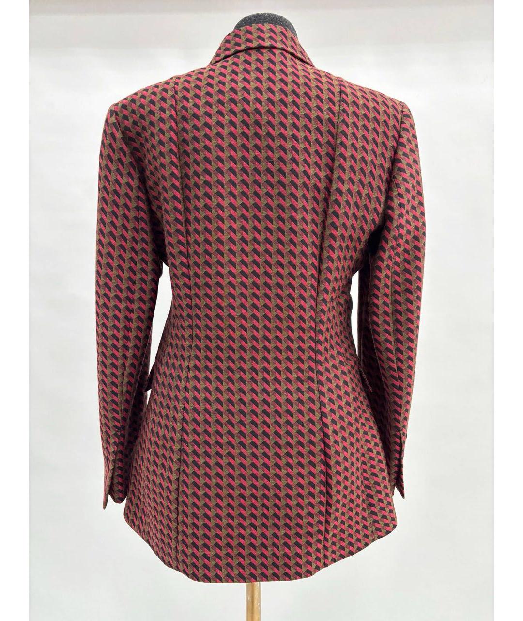 FERRAGAMO Бордовый жакет/пиджак, фото 2