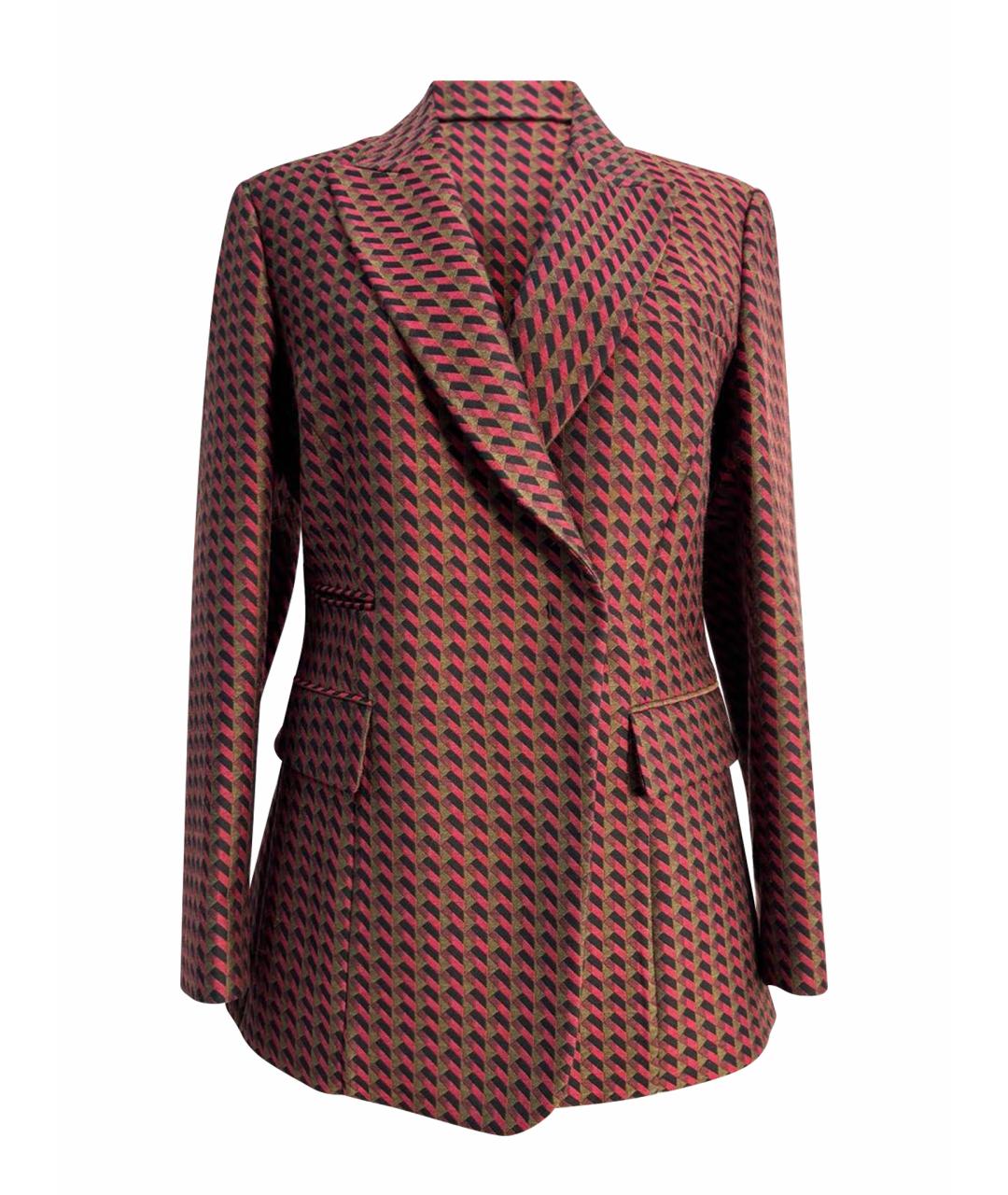 FERRAGAMO Бордовый жакет/пиджак, фото 1