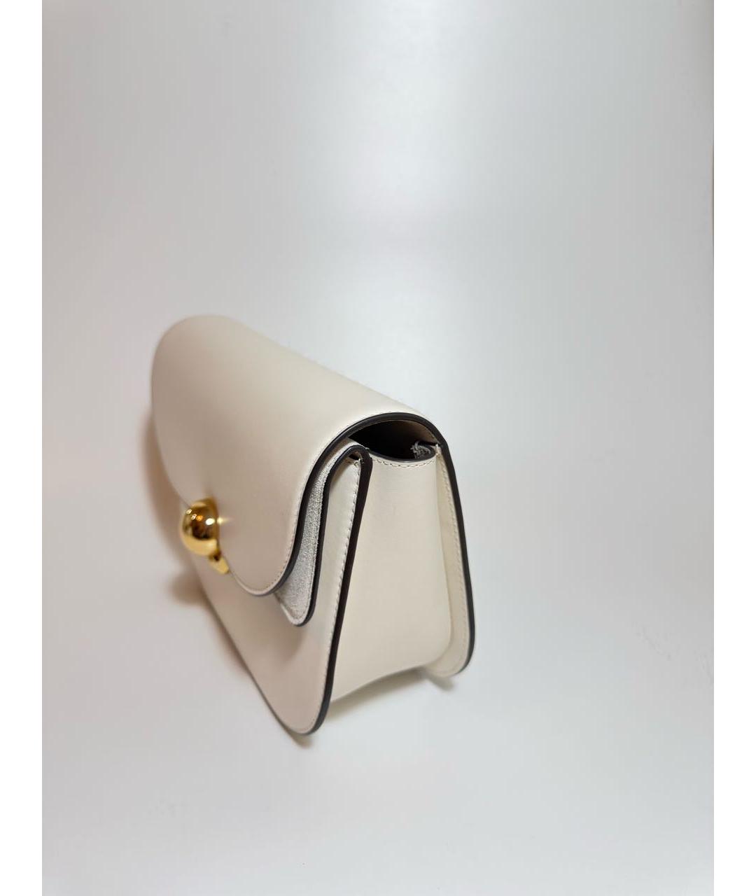 FURLA Белая кожаная сумка через плечо, фото 2