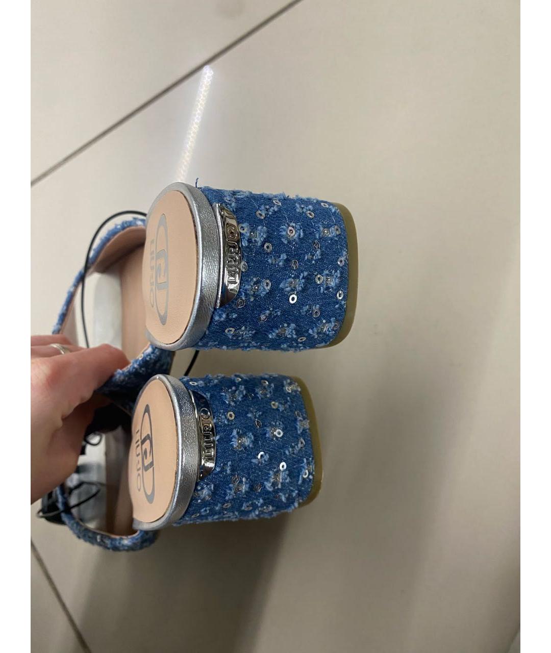 LIU JO Синие мюли, фото 3