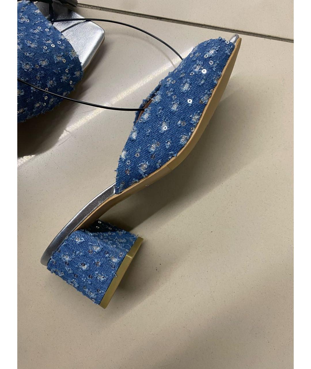 LIU JO Синие мюли, фото 8