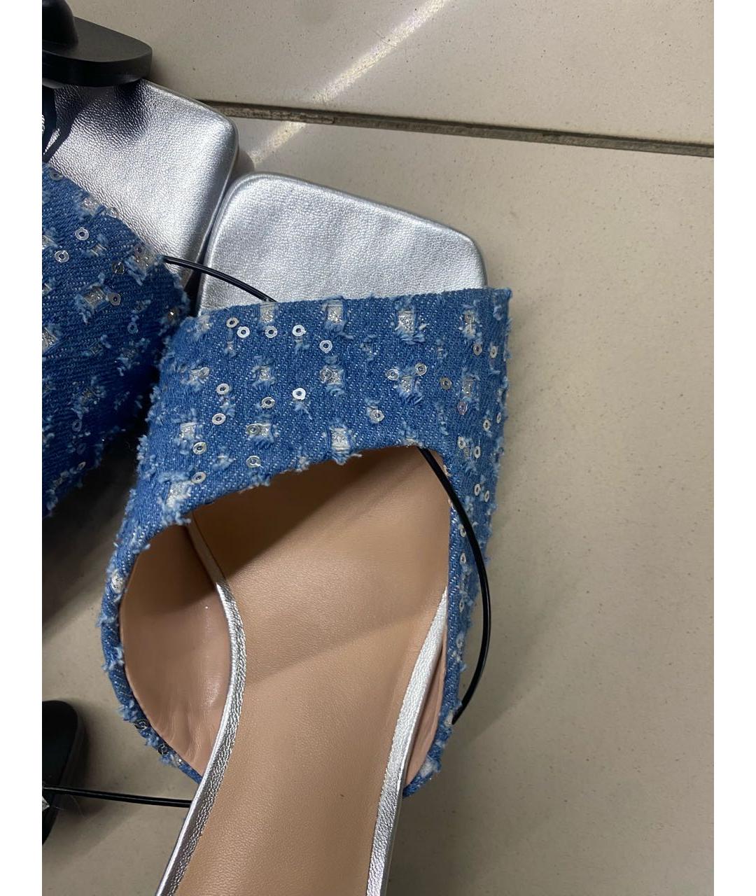 LIU JO Синие мюли, фото 5