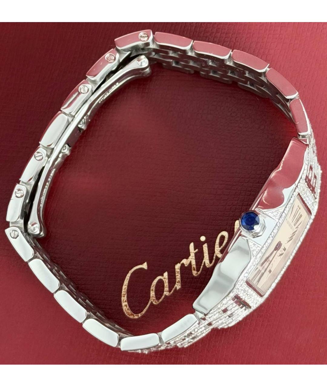 CARTIER Серебряные часы, фото 6