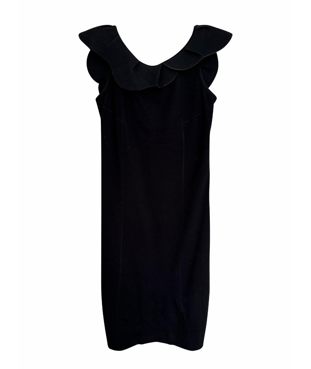 RED VALENTINO Черное вискозное платье, фото 1