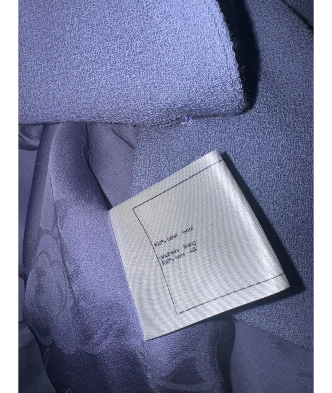 CHANEL Фиолетовый шерстяной костюм с юбками, фото 5