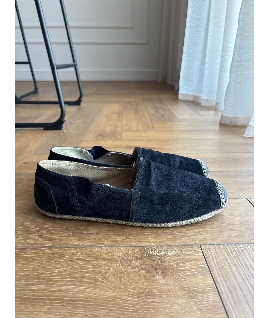 DOLCE&GABBANA Черные замшевые эспадрильи, фото 6